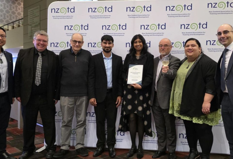 AIC Learning Initiative Recognised at NZATD Awards